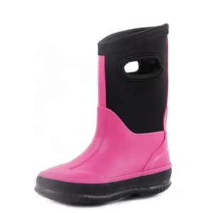 Manufacturer Neoprene Rubber Waterproof Boots for Kids Winter Warm Outdoor Rubber Rain Boots
