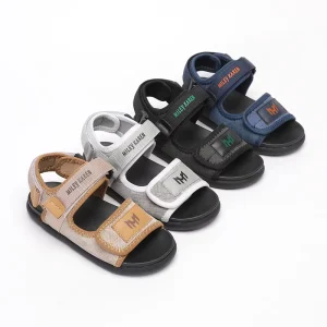 Manufacturer’s Direct Sales Fashionable Summer Student Beach Sandals for Boys Kids TPR/EVA Outsole Anti-Slip Lightweight Flat