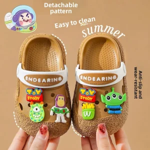 Mario Kids Slippers New Style Custom Sandals Footwear for Summer Cartoon Creative Design Stock Clogs Product