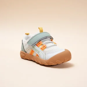 Match Color Kids Knitted Mesh Air Cushion Running Shoes Trendy Boys Girls Mesh Sport Shoes Size 23-28 Children’s Light Shoes