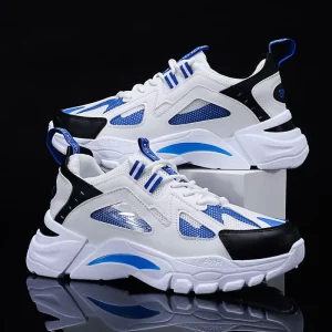 Men Student Running Shoes Mesh Breathable Sports Shoes