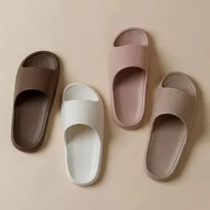 Men Women Soft Eva Bottom Slippers Indoor House Slides Flat Sandals Outdoor Beach Shoes Flip Flops Summer Slippers