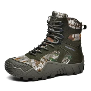 Mens Custom Leather Safe Boots Slip Resistant Jungle Boots Hiking Shoes Boot Outdoor Boots for Man