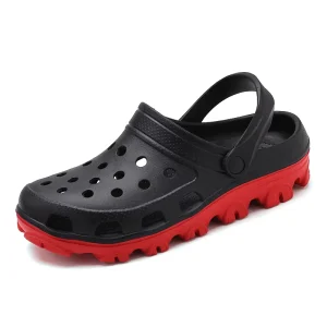 Men’s Extra Large Size Sandals Summer Breathable Non Slip Clogs Dual Wear Slippers Beach Shoes for Wide Feet
