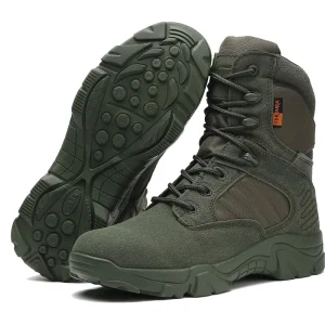 Men’s Hunting Boots Waterproof Hiking Boots Camo Scent-proof Boot 9″ Lightweight Side Zipper and Breathable Outdoor Shoes