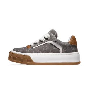 Men’s Urban Cushioned Glossy Slow-Walking Style Walking Casual Sneakers