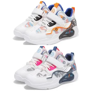 Mesh Children’s Basketball Shoes Kids Walking Style Shoes Toddler Sport Sneakers Children’s Casual Shoes