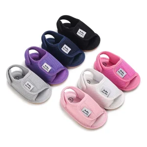 Mesh Sandals Baby Shoes Cute Kids Newborn Pre Walker Morning Baby Shoes Unisex Breathable Mesh Flat Toddler Shoes