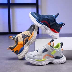 Mesh Shoes for Teenager Boys Fashion Breathable Soft Kids Sports Shoes LIghtWeight New Styles School Children Sneakers