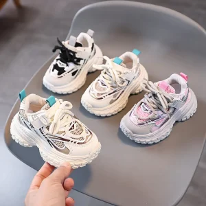 Mesh Summer Sneakers Kids Platform Little Baby Girls Shoes Fashion New Styles Boys Sports Shoes Running for Children