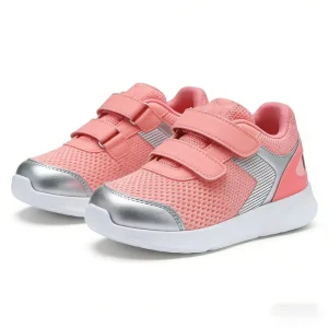 Metallic PU Summer Casual Kids Walking Shoes Fashion Big Kids Sneakers Velcro Closure EVA Outsole Anti-Slip Ankle High