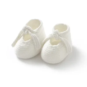 Mimixiong Newborn Baby Knit Pre-Walker Shoes Multi-Color Solid Soft Sole Non-Slip Warm Shoes for Infants