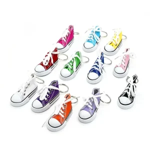 Mini 7.5cm Canvas Shoes Key Chain Decoration Canvas Shoes Kids Toys