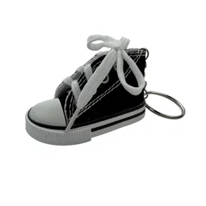 Mini Tennis Shoe Canvas Sneaker Keychain 3D for Kids and Adults Colorful Cute Mini PVC Shoe Canvas Shoe Key Chain Gift