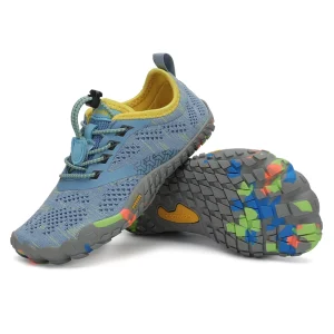 Minimalist Barefoot Anti Slip Closed Toe Trail Running Water Shoes for Kids Breathable Lightweight Outdoor Indoor Beach Use