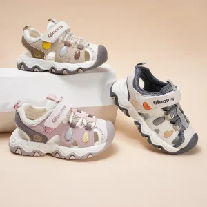 Minimalist Big Children’s Sandals Updated Design Kids Ankle Strap Sandals Summer Breathable Child Reinforced Toe Sandals
