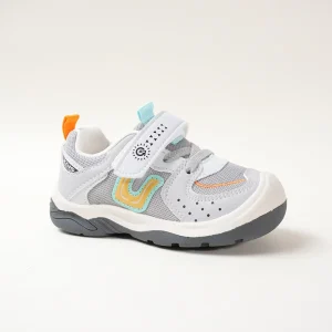 Mixed Children’s Shoes Private Label Children’s Party Shoes Mesh Microfiber Upper Kids Grey Green Pink Sneakers for School