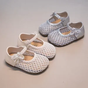 Mixed Sandal Stock TPR Shoe Sole Bale Bulk Silver Dress for Princess Ballet Shoes Kids Girl