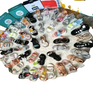 Model LLY029 Size 26-36 Cute Patterns Kids Sandals for Flat Wide Feet Girls