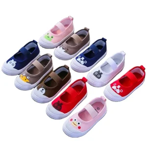 Multi Color Toddler Canvas Shoes Kids Canvas Shoes Breathable Walking Sneakers School Canvas Shoes for Kids