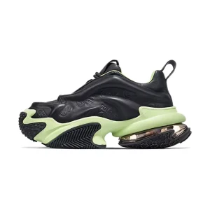 Neon Green Tech Unisex Walking Casual Shoes 3D Molded Futuristic Sneakers Designer Shoes Streetwear Bold