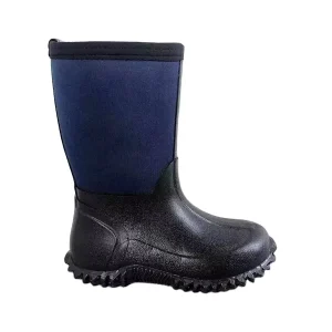 Neoprene Lining Warm Kids Rubber Rain Boots