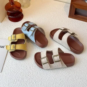 New Arrival Designer Teenage Girls Shoes Fashion Boys Summer Sandals Children Footwear Outdoor Beach Kids Slippers