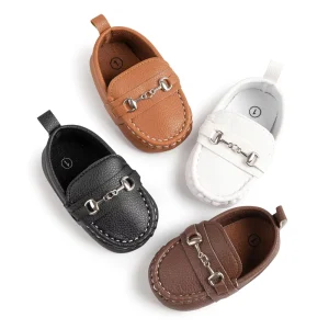 New Arrival Fashion Casual Baby Shoes Infant Moccasin Toddler Loafers Shoes Pu Moccasins Baby Dress Shoes