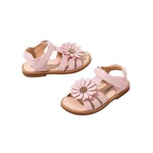 New Arrival Girls Children’s Leather Shoes Summer Sandals for Girls Aged 2 14