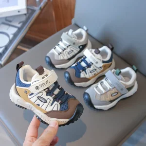 Mesh Kids Walking Shoes Summer Fashion Sport Shoes for Children New Design Rubber Unisex Boys and Girls Running Shoes