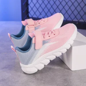 New Arrival Kids Lightweight Pink Jogging Shoes Fast Delivery Ready Stock Loafers for Boys Girls Running Sport
