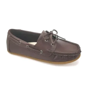 New Arrival Kids Nappa Pu Soft Insole Boys Moccasin Gommino Fashion Boat Flat Loafers Walking Shoe for Boys