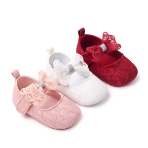 New Arrival Lightweight Summer Baby Girl Shoes Casual First Walking Infant Shoes with Cotton Insole Mary Jane Style