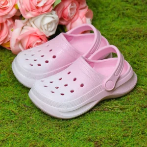 New Arrival Tie Dye Glitter Platform Clogs for Kids Thick Sole EVA Lightweight Breathable Slip on Sandals Summer Shoes