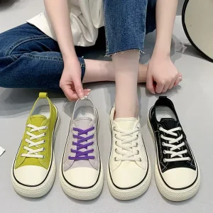 New Arrivals Casual Classic Sneakers Comfortable Rubber Sole White Shoes for Women