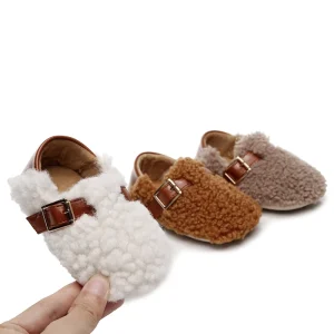 New Autumn Winter Baby Shoes Toddler Walking Shoes Warm Soft Sole Infant Shoes in Stock