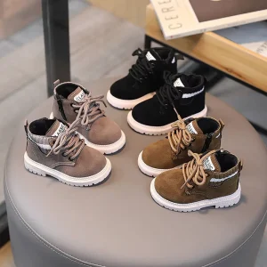 New Autumn Winter Children Casual Shoes Baby Girls Boys Fashion Casual Winter Thicken Warm Snow Boots Kids Outdoor Snow Boots