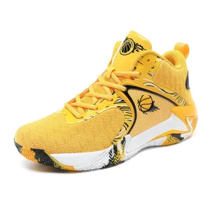 New Big Size 47 48 Basketball Kids Shoes Autumn Comfort Cushioned Soft Lace Up Training Shoes Boys Girls High Quality