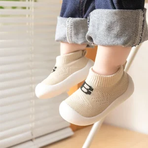 New Born Cotton Baby Socks Shoes Baby Socks Shoes Infant With Rubber Soles