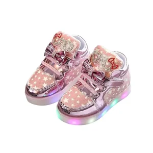 New Breathable Flashing Light Children’s Luminous Casual Girls Shoes Sneakers for Kids