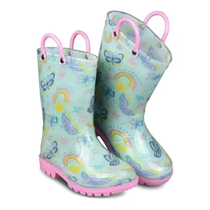 New Children PVC Shoes Kids Waterproof Custom Rain Boots