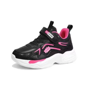 New Children’s Casual Sneakers Breathable PU Soft Bottom Non-slip