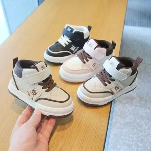 New Children’s Shoes Breathable Soft-soled Lightweight Sneakers Kids Girls Boy Casual Versatile Shockproof Wear Baby Sport Shoes