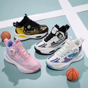 New Children’s Shoes Sports Basketball Shoes for Boys and Girls 28 39 Factory Shoes