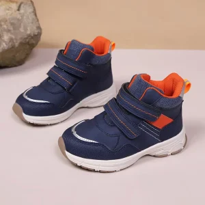 New Children’s Spring Autumn Breathable Mesh Sneakers Lightweight Casual Running Shoes with Hook and Loop Closure for Unisex