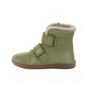 New Collection Boy Girls Warm Keeping Inner Fur Flat Anti-slip Natural Rubber Outsole Snow Hiking Shoes Winter Boots
