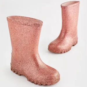 New Collection Gorgeous Glittery Rain Boots for Kids Waterproof and Lightweight for Summer Winter Autumn Seasons