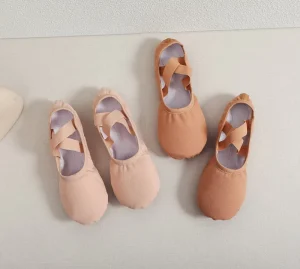 New Coming Highly Stretch Canvas Split Soles Children Professional Ballet Shoes Kids Dance
