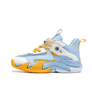 New Custom Fashion Children Sneakers Anti slip Rubber Sole Buckle Kids Running Shoes Sports Basketball Style Shoes for Boys