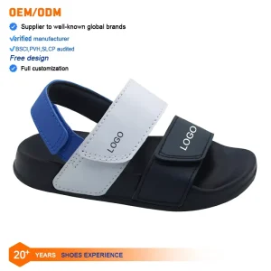 New Design Adjustable Hook Loop Boys Girls Baby Sport Water Kids Beach Sandals